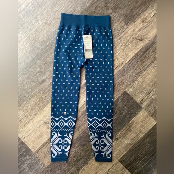 Sweaty Betty Fairisle Base layer legging - Picture 8 of 9